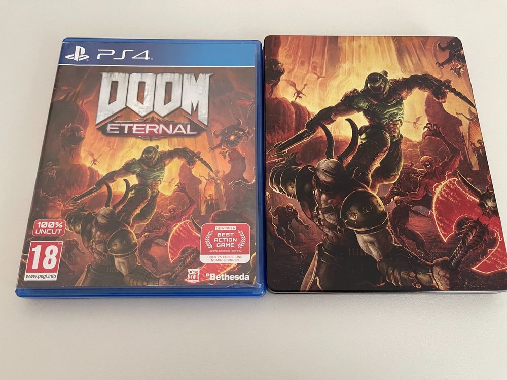 Doom Eternal, Steelbook, Sony Playstation 4, PS4, PS5 | Kaufen auf Ricardo