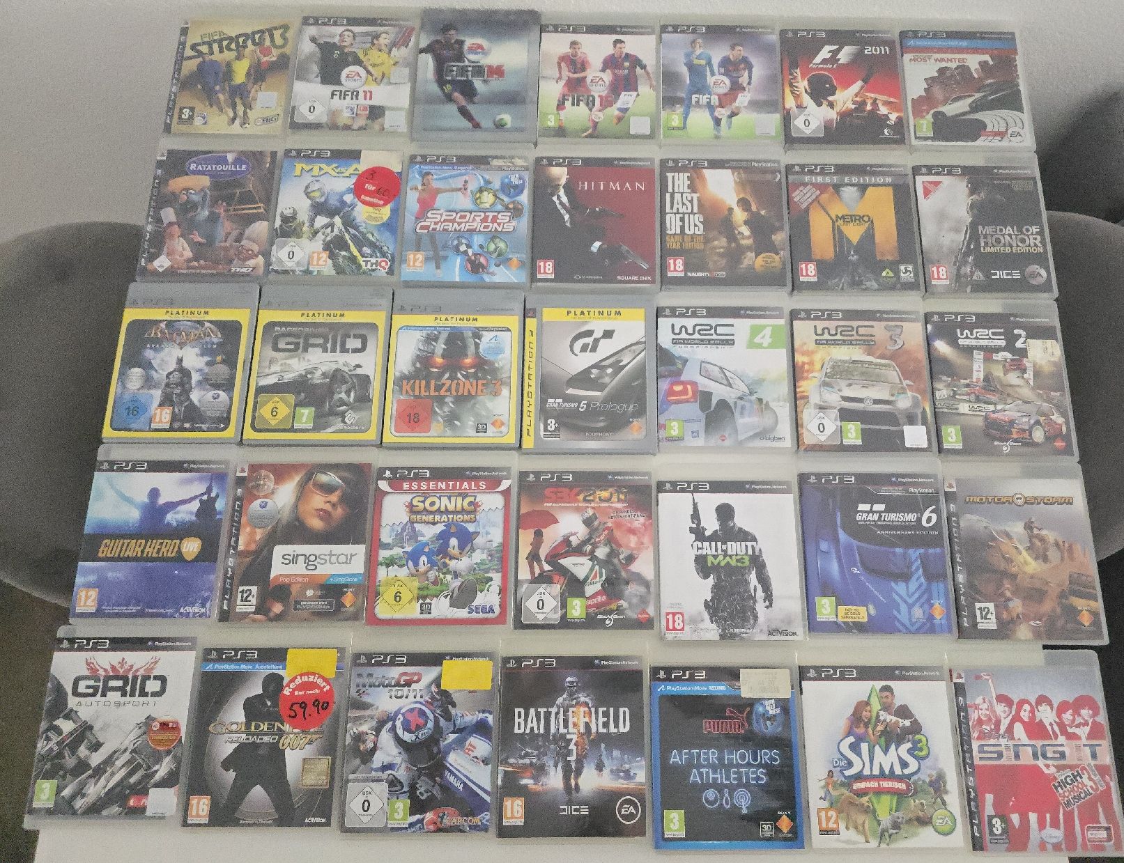 Sony Jeux: 35x spiele Ps3 – D'occasion à Chur par mig_rsw7