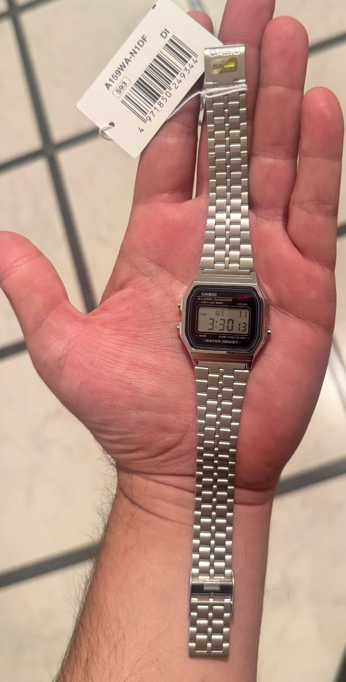 Casio Orologi: Casio Armbanduhren A159WA-N1DF – Nuovo e nell'imballaggio originale da Adlikon b.Regensdf venduto da GPITIME 3