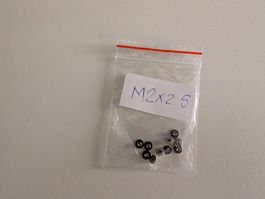M2x2,5 Schrauben neu 10 Stück