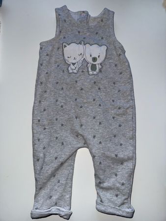 Combinaison bébé fille gris 3 mois