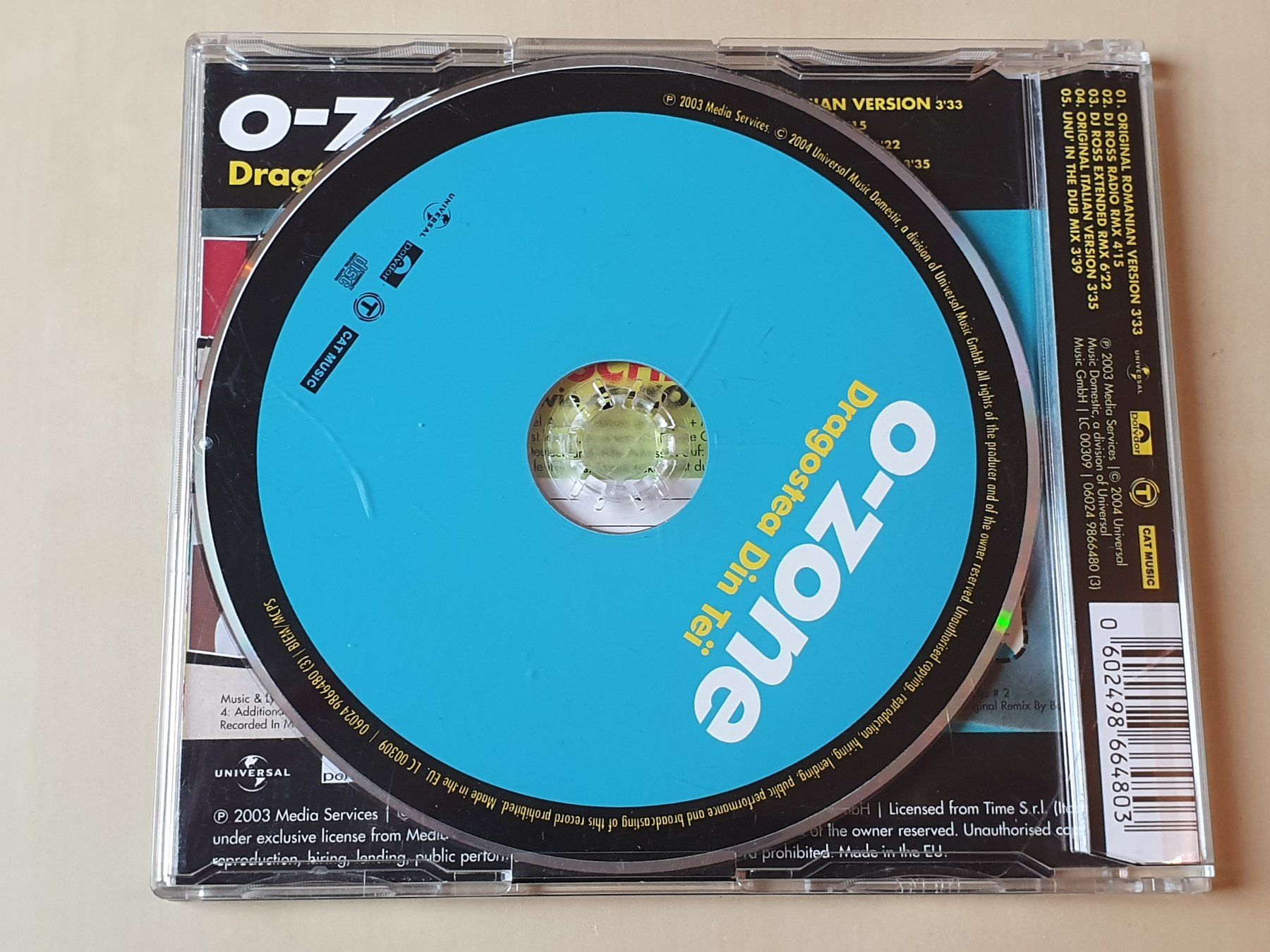 CDs: O-Zone Dragostea Din Tei – Gebraucht aus Stansstad von collectorsshop 1