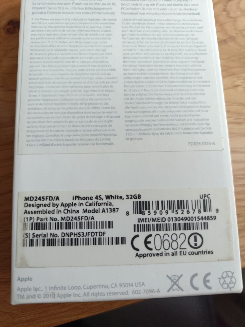 Apple Portables: iPhone 4S, 32GB, Weiss, Defekt, – Défectueux à Sargans par Polifemo58 7