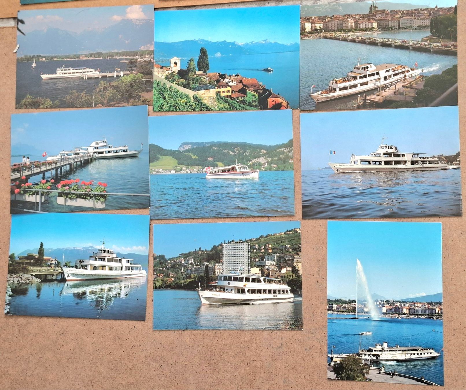 Cartoline postali: 42 Ansichtskarten Schifffahrt CGN Genfersee ungelaufen – Nuovo (secondo la descrizione) da Dietlikon venduto da sparrow10 5
