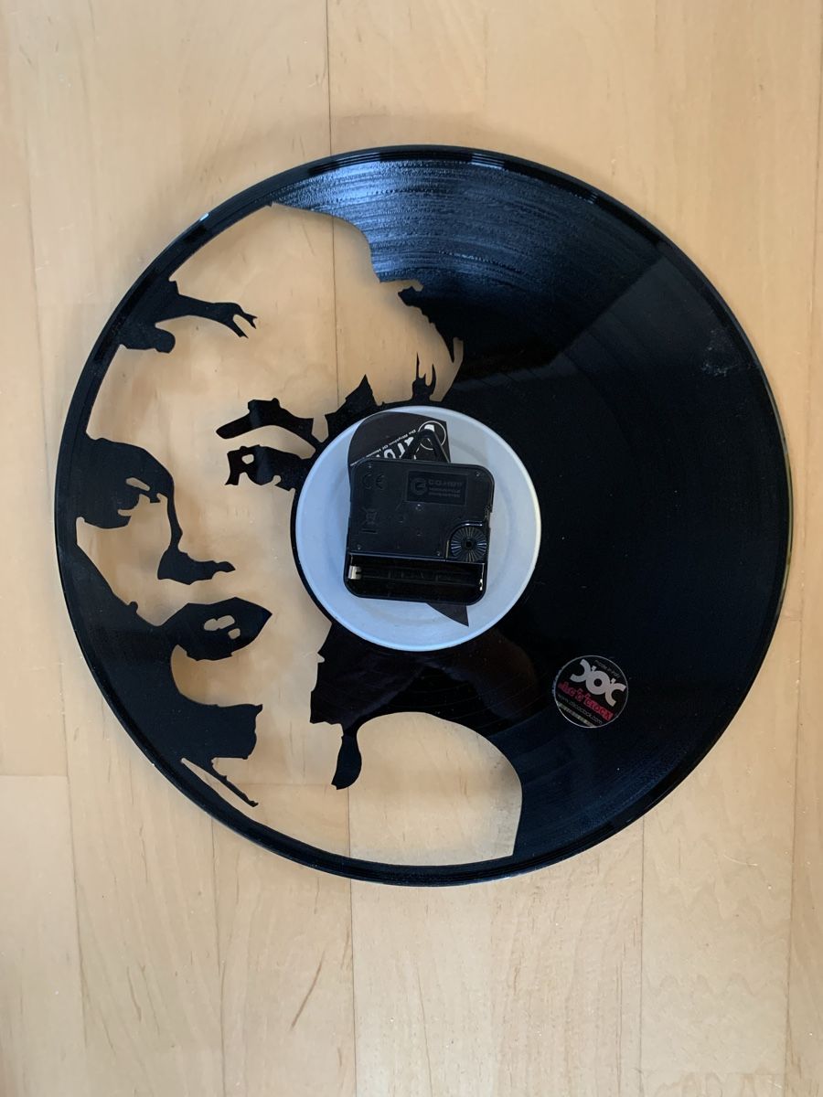 Orologi: Marilyn Monroe Schallplatten Wanduhr – Usato da Basel venduto da Bonzito43 1