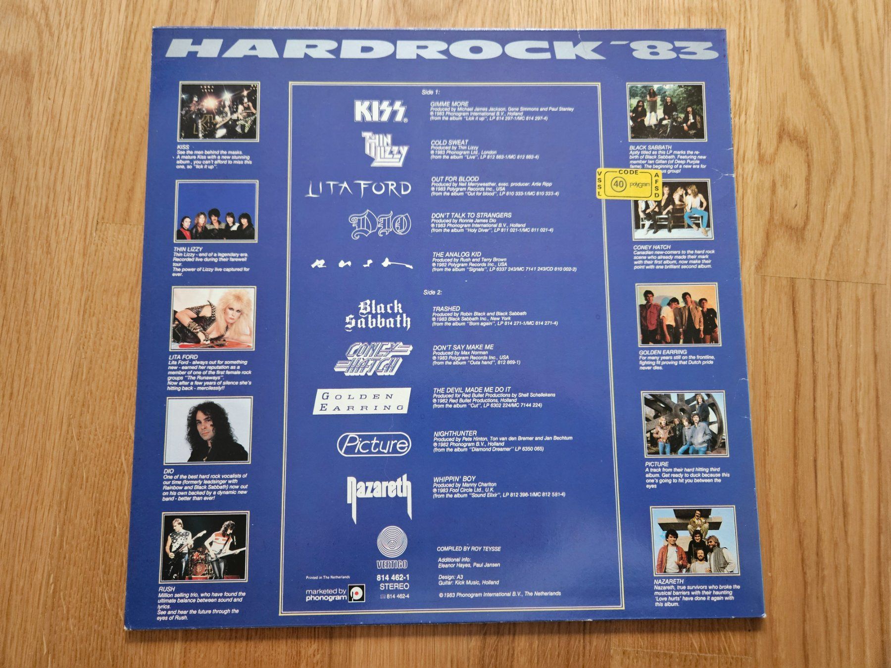 Dischi in vinile: Hardrock '83 – Usato da Liestal venduto da tower01 1