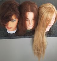 3 Frisierköpfe 1mal Bergmann und 2 andere