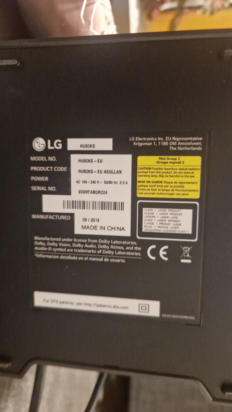 LG Proiettori: LG HU80KS-EU Projector – Usato da Zürich venduto da MarianaMoore 3