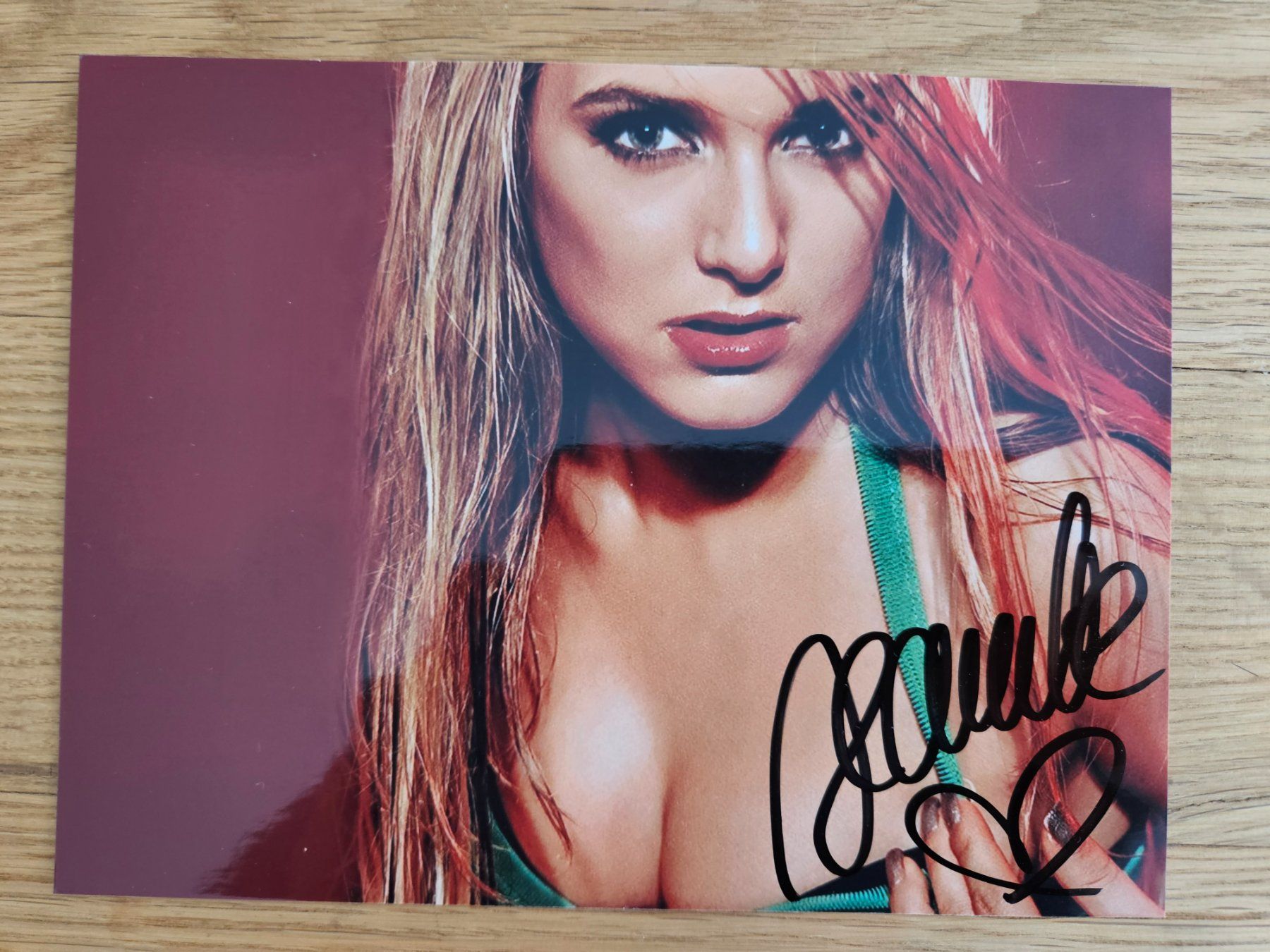 Autografi: Handsigniertes Jeanette Biedermann Photo – Usato da Azmoos venduto da agt_gjj8