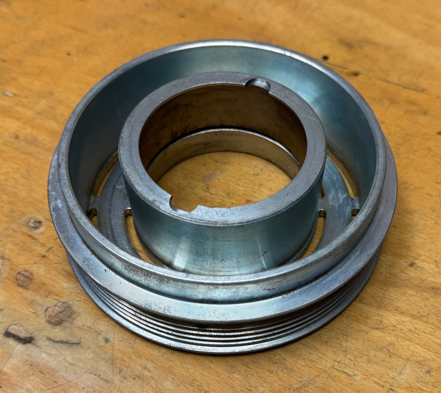Altro per industria metallurgica: Sanden 119mm/5-Rillen Pulley – Nuovo (secondo la descrizione) da Schaffhausen venduto da ROCAMECANICA 2