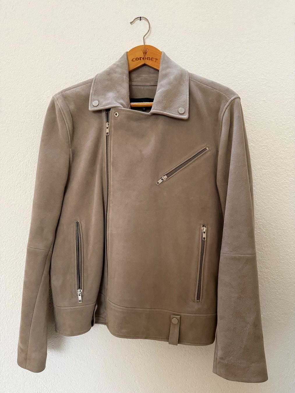 Giacche: Arma Wildlederjacke Biker Stil beige Grösse 48 – Nuovo (secondo la descrizione) da Bern venduto da SartorialStreet 2