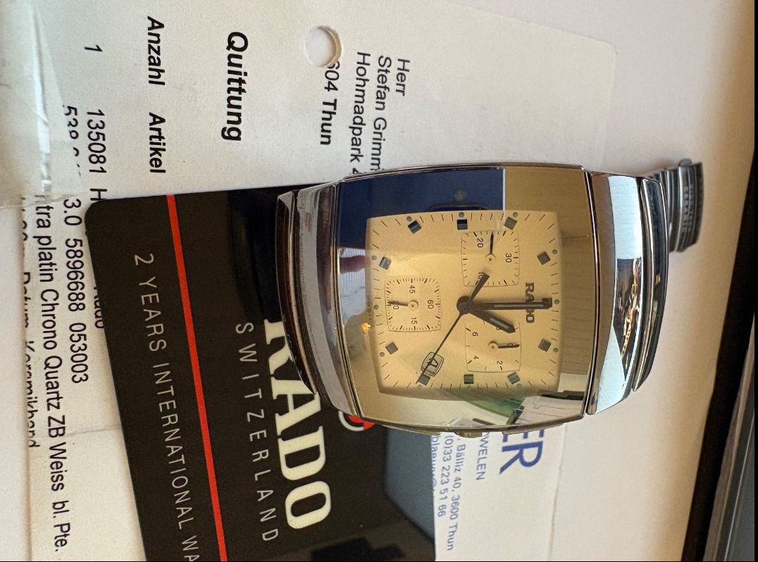 Rado Montres: Rado Quartz neu 2800chf mit Papiere – D'occasion à Bern par hib_7w6l 1