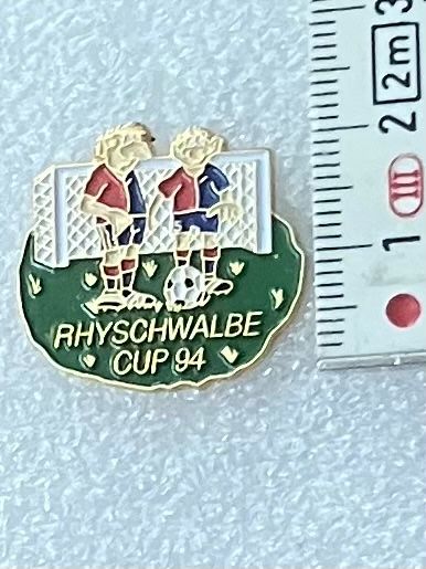 FC Basel Placchette & Badge: FC BASEL 1893 - PIN RHYSCHWALBE CUP 94 – Usato da Basel venduto da lagavulin02 1