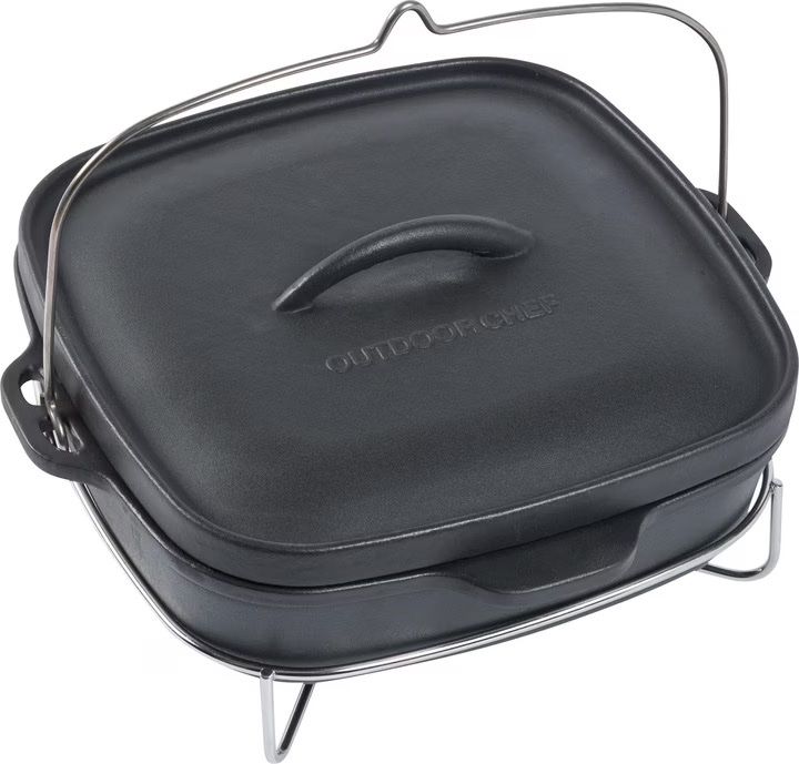 Outdoorchef Pentole: Outdoorchef Gusseisentopf – Nuovo (secondo la descrizione) da Neukirch / Egnach venduto da Taucher68