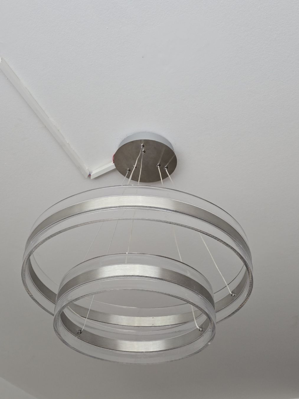 Lampadari & plafoniere: LED Deckenleuchte zwei Ringe chrom Lucanda  – Usato da Rüti ZH venduto da ale_v8cn 4
