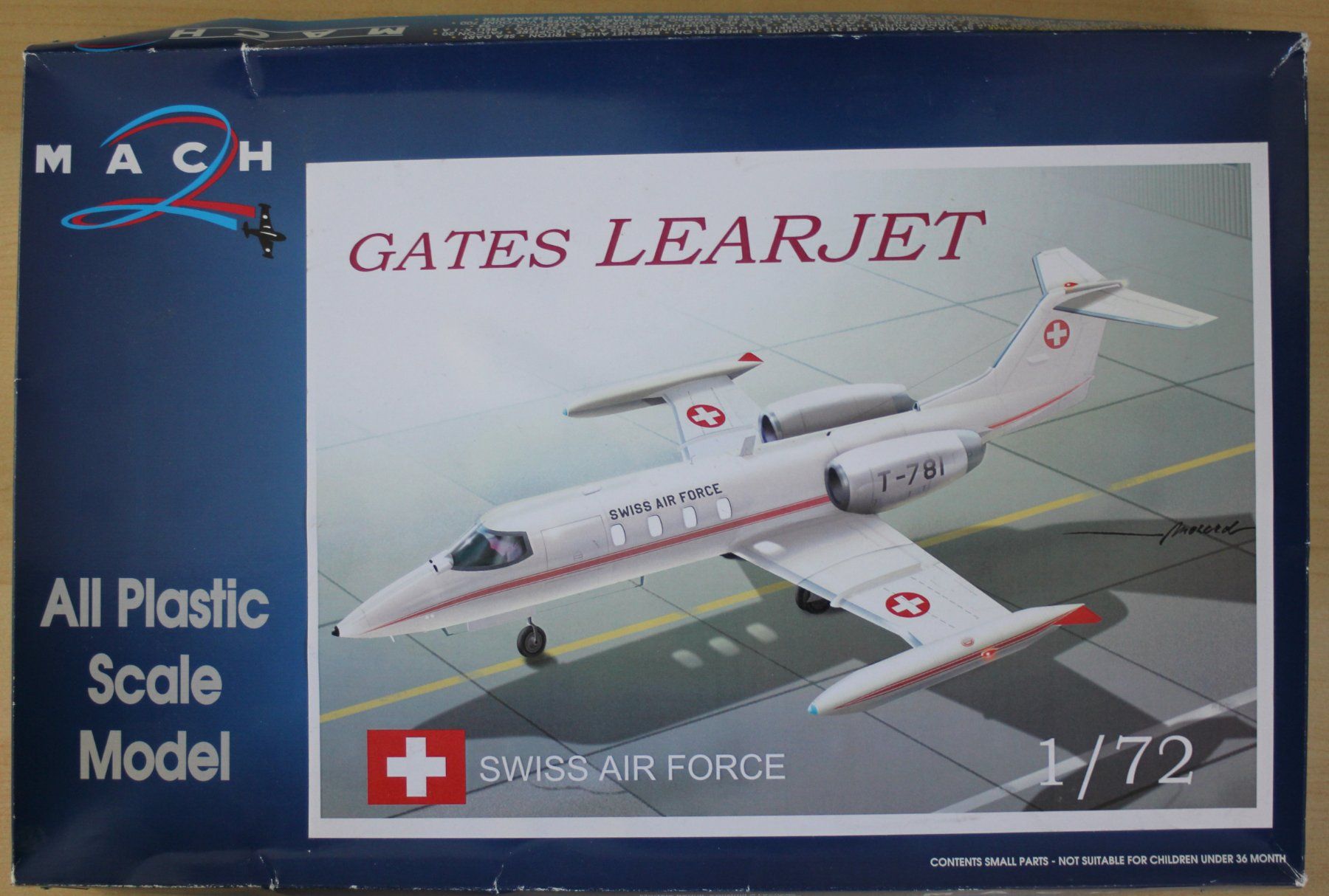 Kit di modellismo & Modellini statici: Modell 1:72 - Gates Learjet Swiss Air Force – Nuovo (secondo la descrizione) da Koppigen venduto da F4Fan