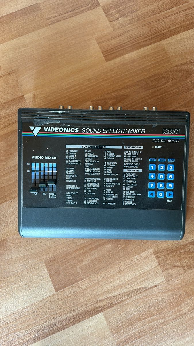 Console di mixaggio: Videonics Sound Effects Mixer SE-1 – Usato da St. Gallen venduto da mai_2lcj