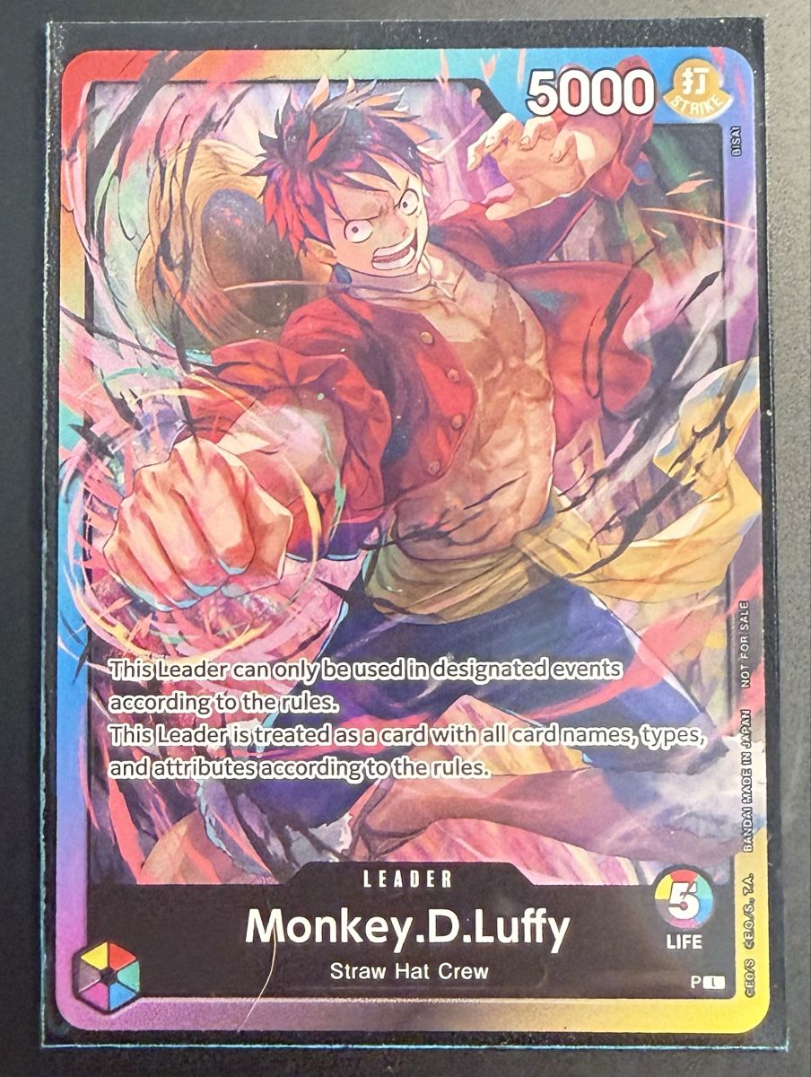 Bandai Carte collezionabili: Monkey.D.Luffy leader P - multicolor – Nuovo (secondo la descrizione) da Châtillon JU venduto da Kev10 1