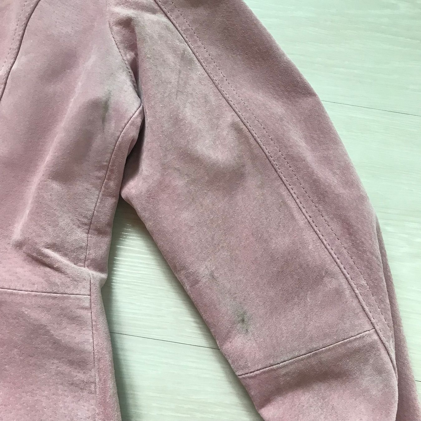 C&A Giacche: Schöne rosa Leder Jacke, Grösse 40 – Usato da Turbenthal venduto da fuhrer3 6