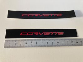 RC -Modell Aufkleber Auto Scheibenbanner Corvette 1:10  NEU!
