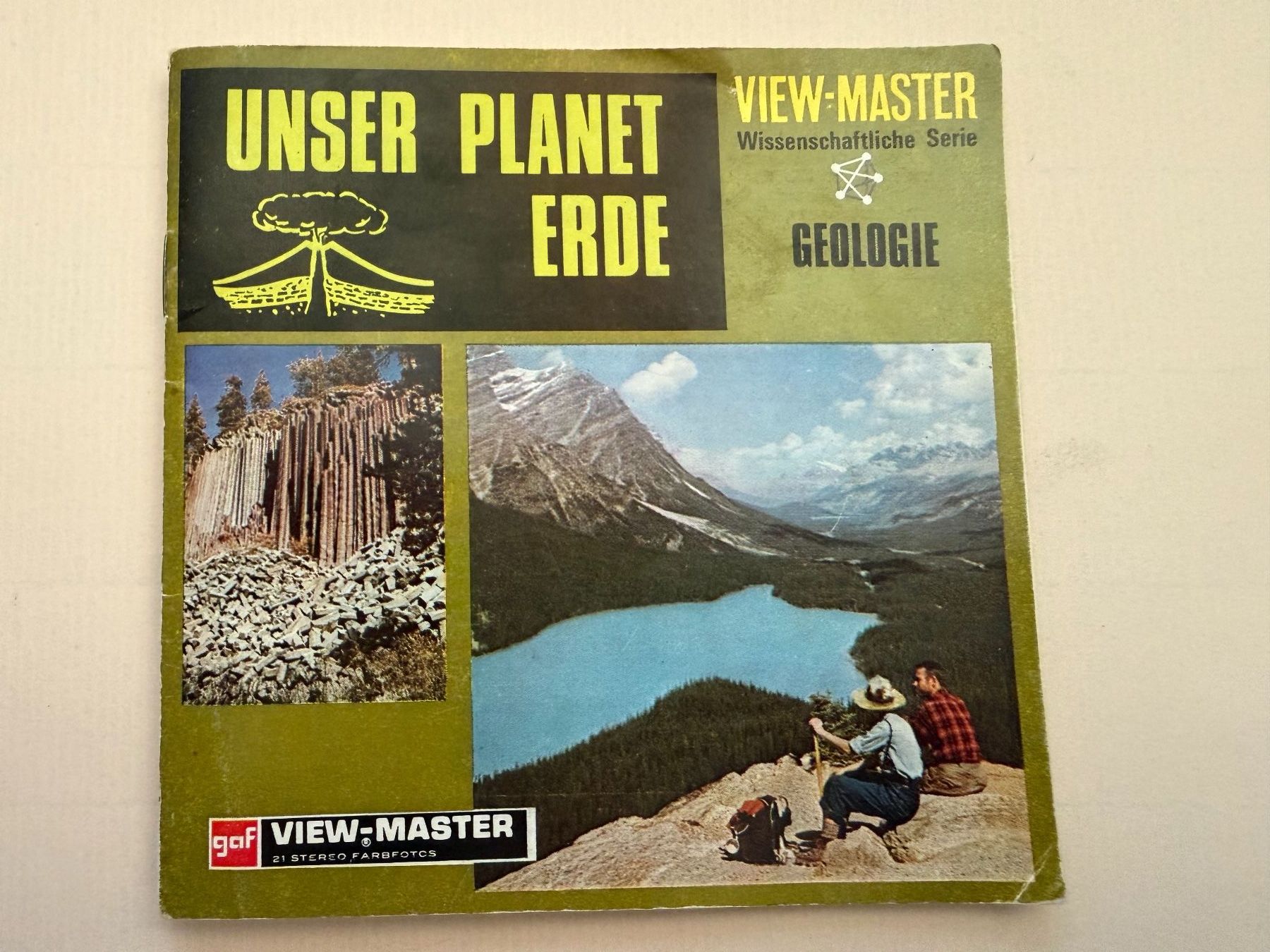 View-master Giocattoli: View-Master 3D: Nr. B 675 UNSER PLANET ERDE – Usato da Tegerfelden venduto da siebenmacky