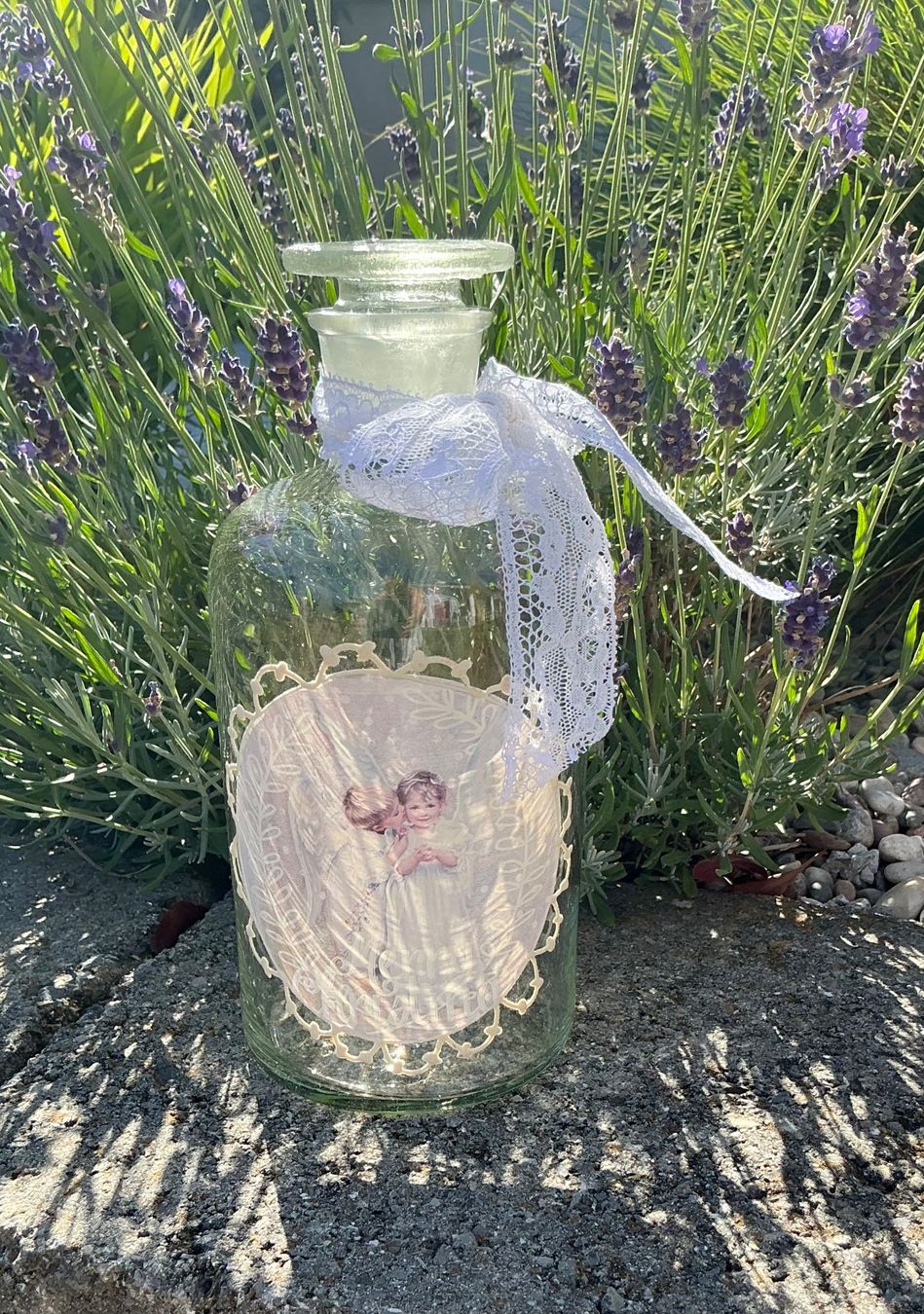 Gas-Geräte & -Technik: TOLLE SHABBY GLASFLASCHE – Gebraucht aus Zell LU von Silvermemory