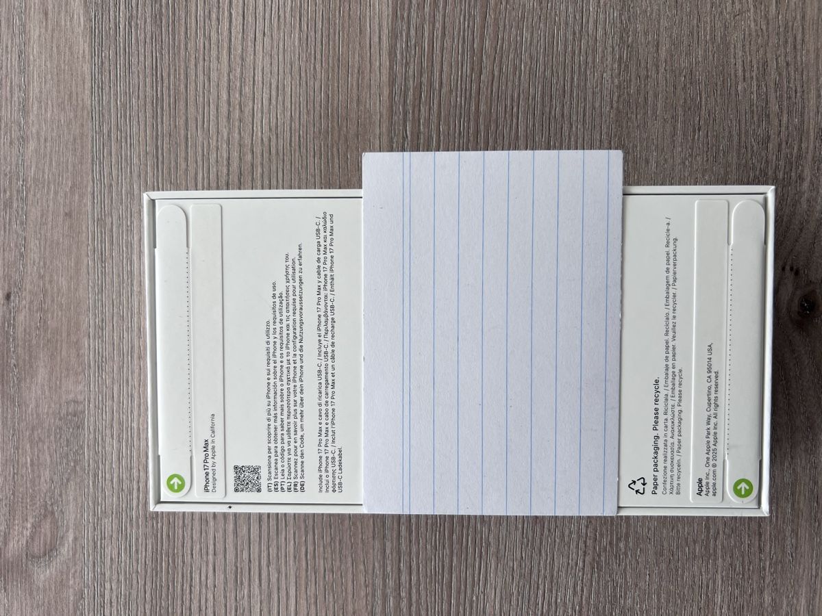 Apple Telefoni cellulari / Smartphones: İPhone 17 Pro Max 256 GB .Ungeöffnet. – Nuovo e nell'imballaggio originale da Sarnen venduto da Cbg23 1
