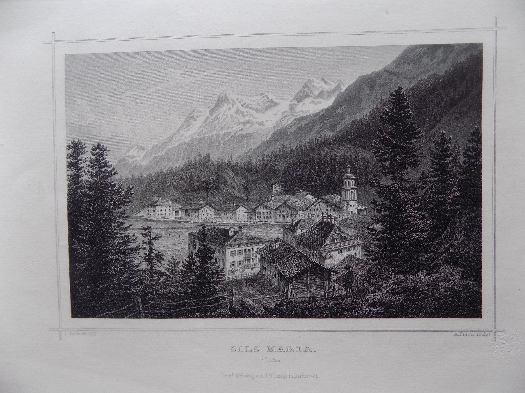 Stiche: Sils Maria Engadin – Gebraucht aus Risch von Antikfee 1