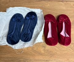 Isotoner Collection Hausschuh Gr 39/40 Samt Neuw. 🤩❄️