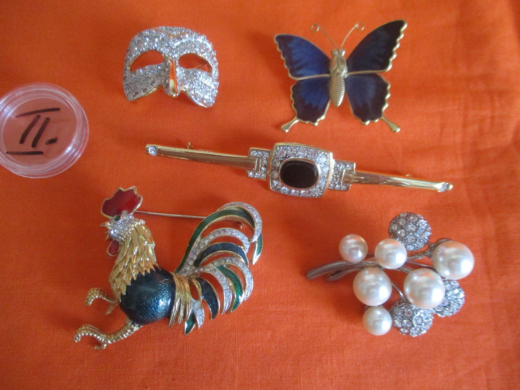Autres bijoux: 5 x Brosche Modeschmuck – D'occasion à Birsfelden par alles-muss-raus
