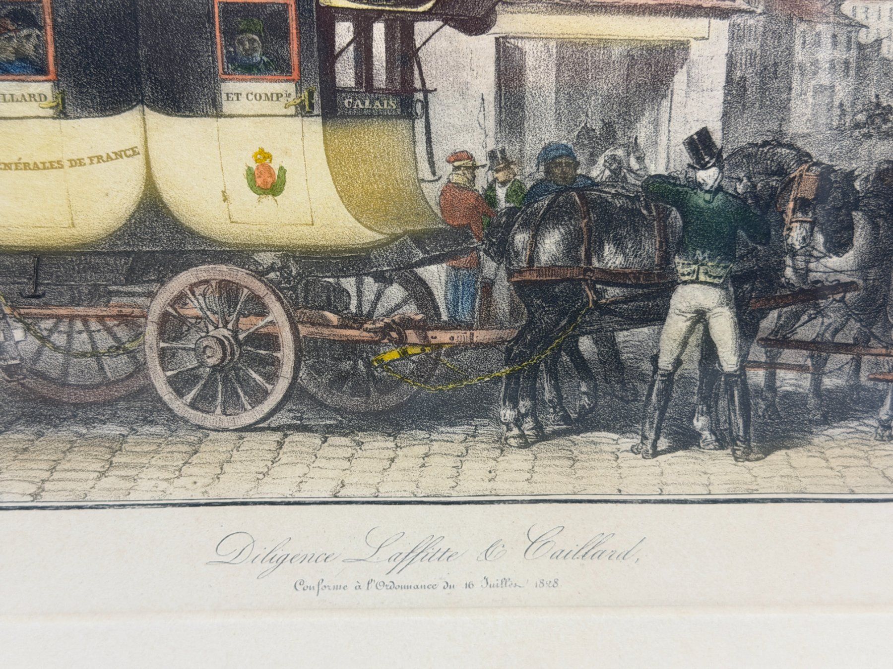 Stiche: Gravure ancienne Diligence Laffitte et Caillaud 1825 – Gebraucht aus Morges von MeeBee 4