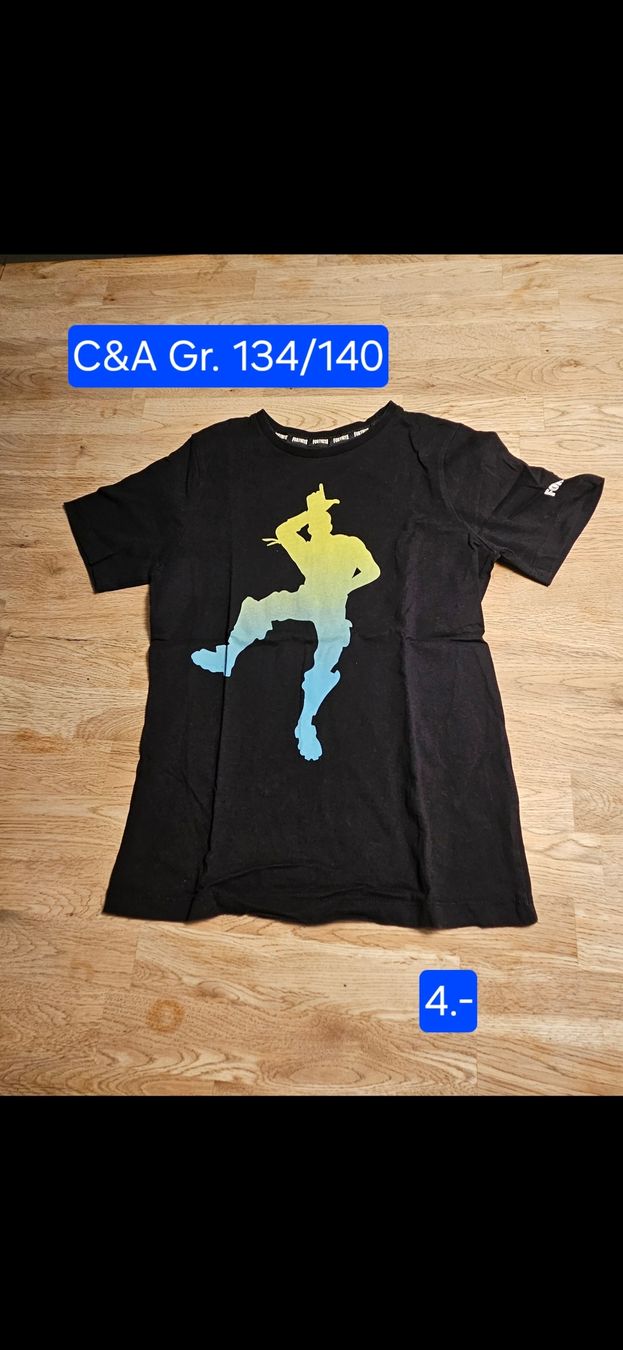 C&A T-Shirt, Fortnite Motiv, Gr. 134/140 | Kaufen auf Ricardo