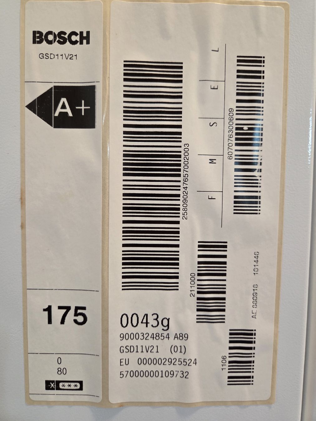 Bosch Congelatori: Bosch Gefrierschrank GSD11V21 | 80l | A+ – Usato da Rothenburg venduto da RaphiS549 5