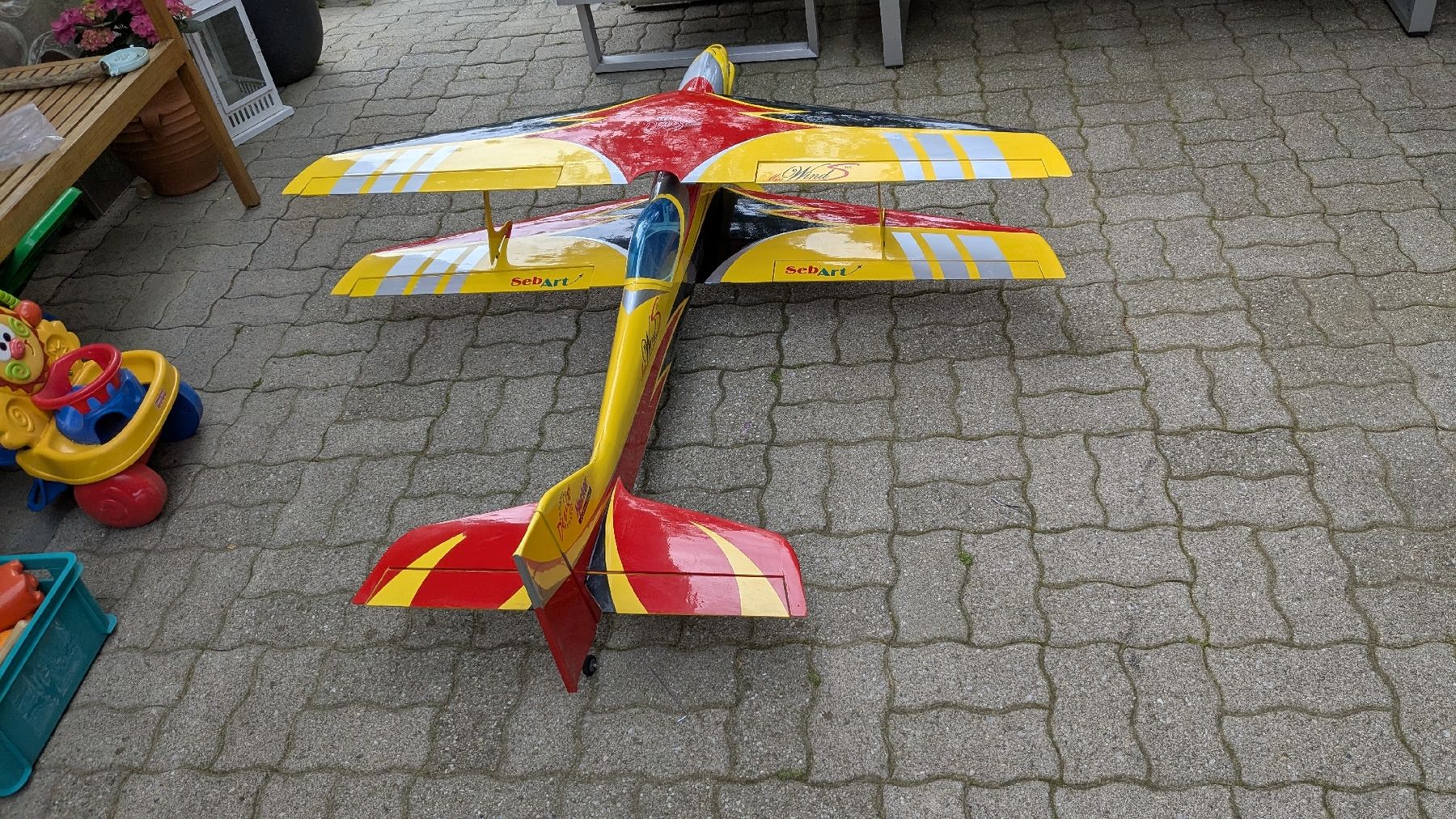 Modellismo RC: SEBART MISS WIND S 50E GELB / SCHWARZ – Usato da Heimberg venduto da idefix3613 2