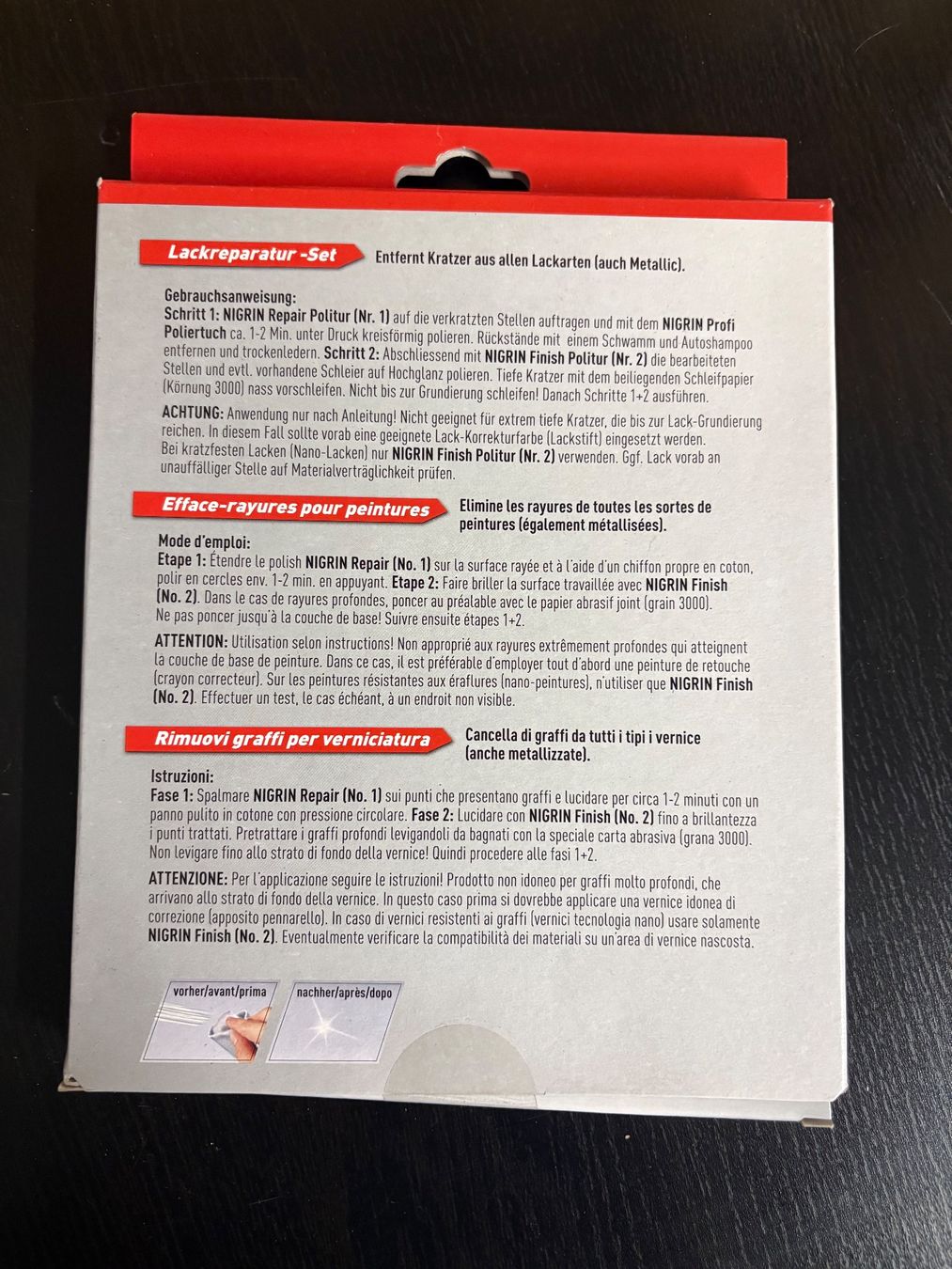 Sonstiges Fahrzeugzubehör: Performance Lackreparatur-Set orginalverpackt – Neu und originalverpackt aus Buchs SG von Minka1987 1