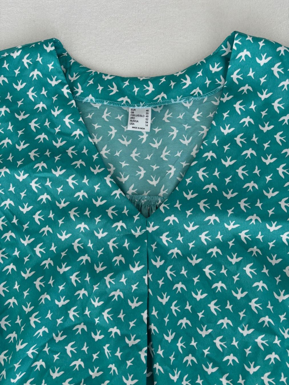 Camicette: Sommerliche Bluse Türkis aus Polyester – Usato da Rafz venduto da findelmundo68 1