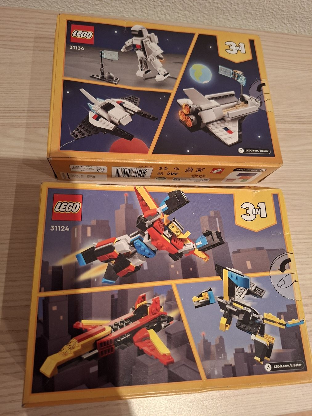 Lego Kit di costruzioni: LEGO Creator 31134 + 31124 set nuovi – Nuovo e nell'imballaggio originale da Novazzano venduto da Cantela 1