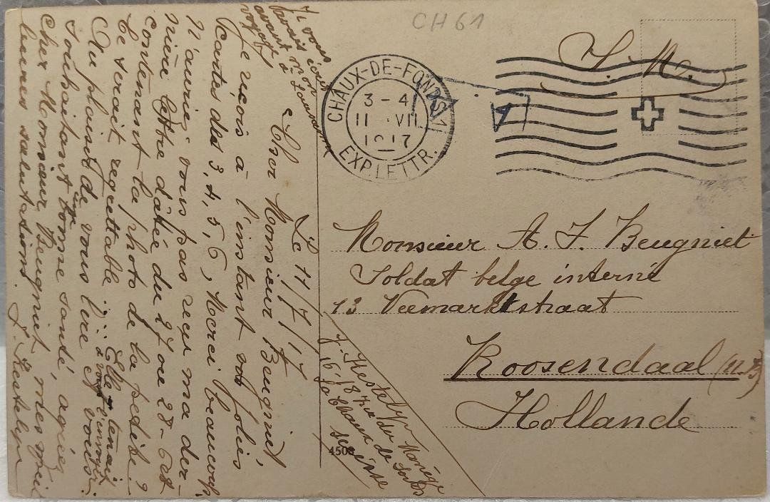 Cartoline postali: LAC LÉMAN - BARQUE  &  Dents du Midi - 1917 – Usato da Delémont venduto da Domdom1 1