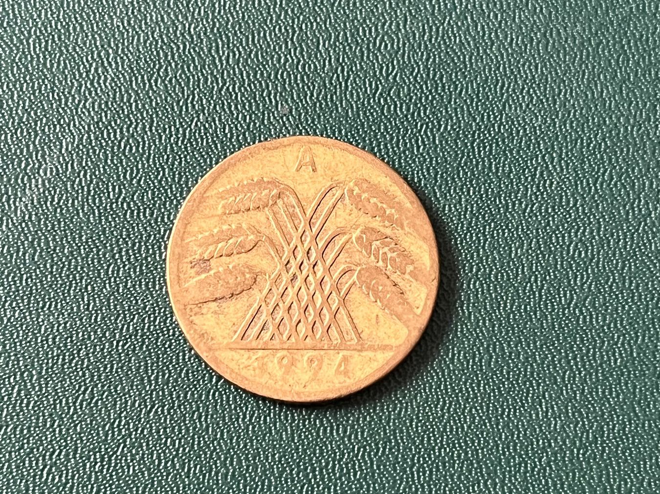 Alle Münzen: 10 Pfennig Münze 1994 – Gebraucht aus Neuenhof von Shadow-