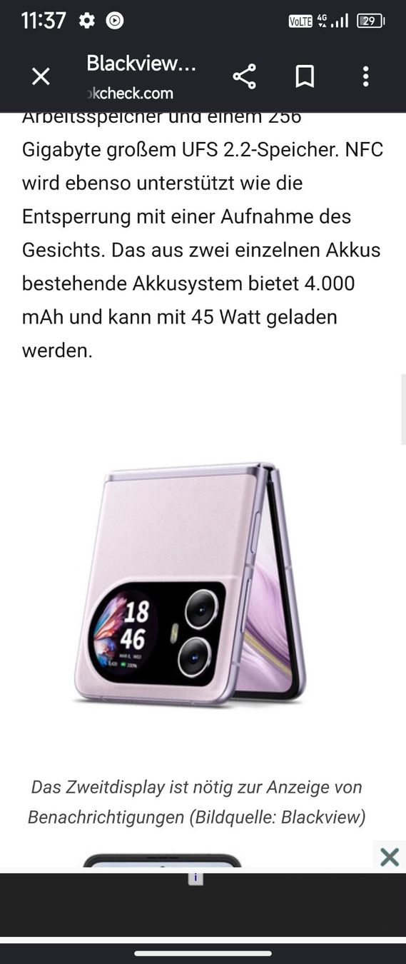 Blackview Telefoni cellulari / Smartphones: Smartphone Blackview Hero 10 pink OLED – Usato da Rüti ZH venduto da Aminalejla