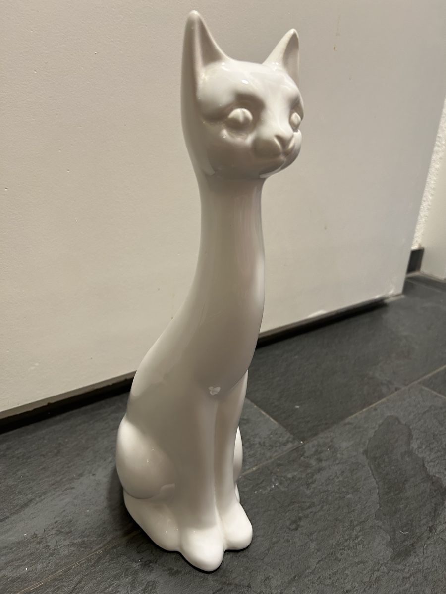 Statuette: Porzellan Katze – Usato da Winterthur venduto da gaby.00 1