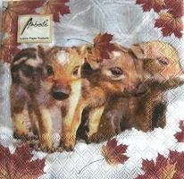 Serviette wild boars (t319) 2Stk.