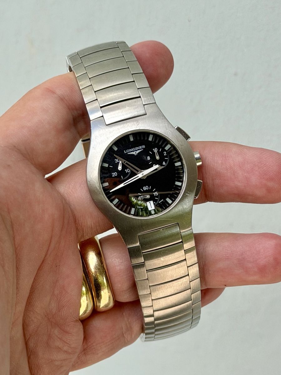 Longines Orologi: Longines Oposition Chronograph Quarz Fullset – Usato da Winterthur venduto da YSCHU 6