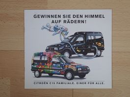 Citroen C15 Familiale - Deutscher Prospekt 3.93 - P1630