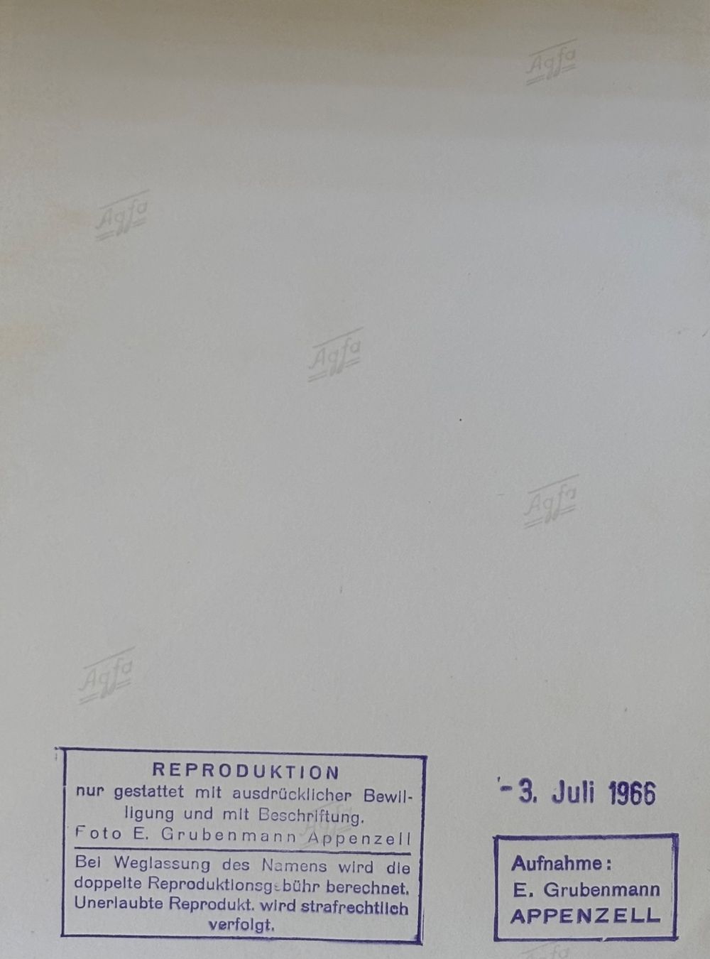 Cartoline postali: Foto E. Grubenmann, Appenzell, 13 x 18 cm – Usato da Frauenfeld venduto da Merk52 1