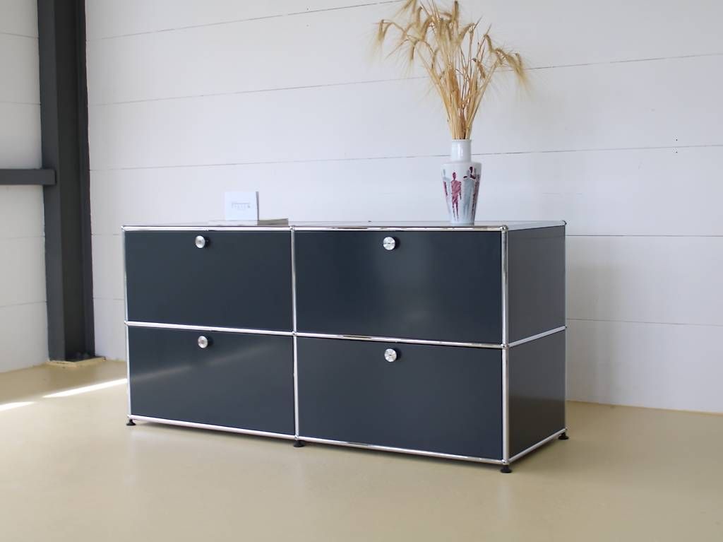 USM Scaffali: USM Haller Sideboard in Anthrazitgrau – Usato da Meinisberg venduto da atelier_TILIJA 1