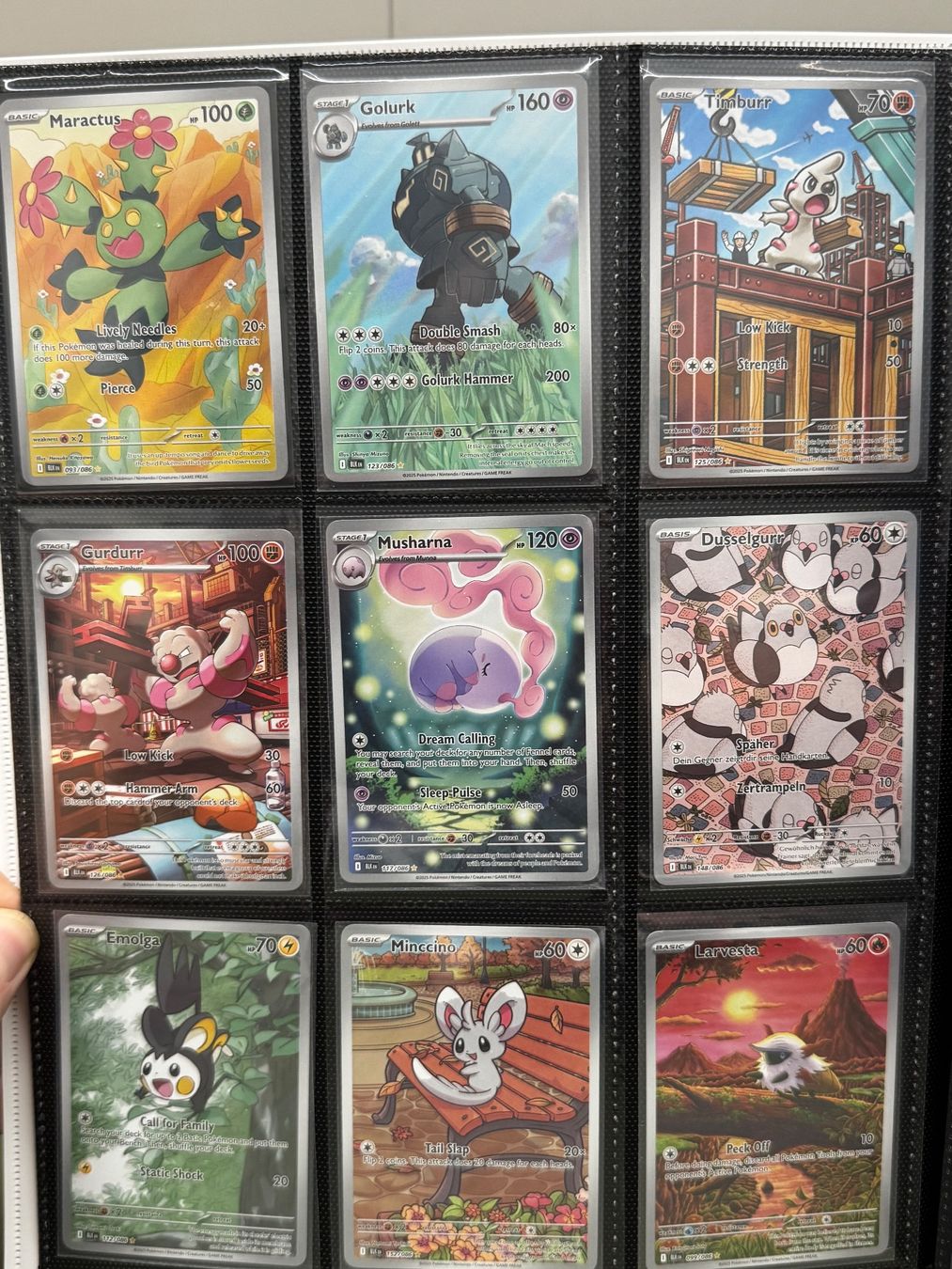 Pokémon Carte collezionabili: Pokémon Black Bolt grosse IR & Master Ball Sammlung + Binder – Usato da Männedorf venduto da bir_gt85