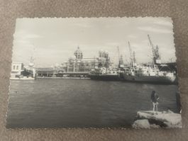 Marseille! Hafen + Kathedrale Foto ca. 1970er 10x7
