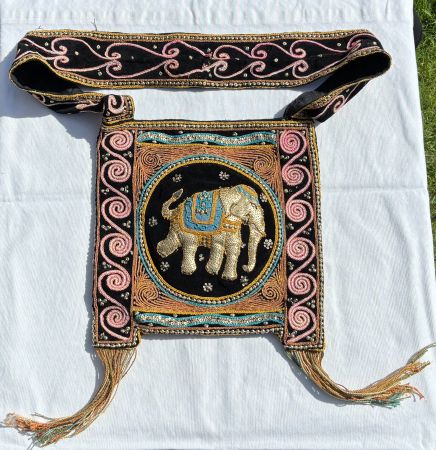 Umhängetasche aus Myanmar Burma - 100% Handmade