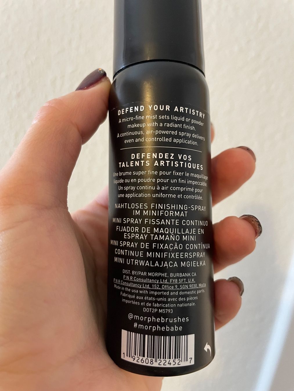Maquillage: MORPHE MINI CONTINUOUS SETTING MIST. Neu und ungebraucht – Neuf avec emballage d'origine à Zürich par deruja 1